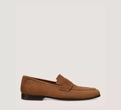 Stuart Weitzman Sw Club Penny Loafer Men's In Camel