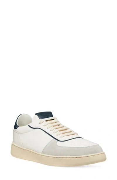 Stuart Weitzman Sw Courtside Trainer In Light Grey/ White/ Nice Blue