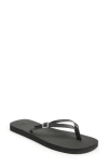 Stuart Weitzman Sw Crystal Thong Sandal In Black