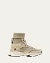 Stuart Weitzman High Top Sneaker In Neutral