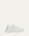 Stuart Weitzman White Sneakers With Logo Embroidery On The Side And Logo Patch On The Heel In Leather And Mesh Woman In White.