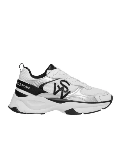 STUART WEITZMAN SW LOGO-APPLIQUÉ SNEAKERS