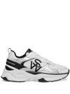 Stuart Weitzman Sw Logo-appliqué Sneakers In White