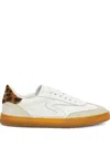Stuart Weitzman Sw Runaround Lace-up Trainers In White