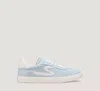 Stuart Weitzman Low Top Runaround Sneakers With Suede Finish In Multi