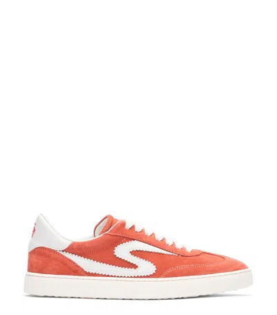 STUART WEITZMAN STUART WEITZMAN, SW RUNAROUND SNEAKER, SNEAKERS, MASAI/WHITE, SUEDE/CALF