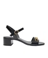 Stuart Weitzman Sw Signature 35mm Sandals In Black
