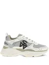 Stuart Weitzman Logo-patch Mesh Chunky Sneakers In White