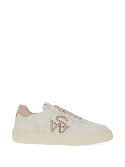 Stuart Weitzman Sw Sneakers In White