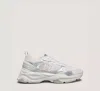Stuart Weitzman Sw Trainer Sneakers In White & Cool Grey