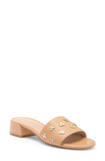 Stuart Weitzman Tammy Crystal Slide Sandal In Transparent