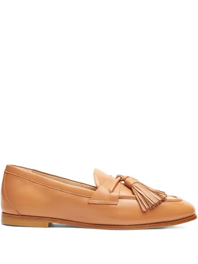 Stuart Weitzman Tassel Leather Loafers