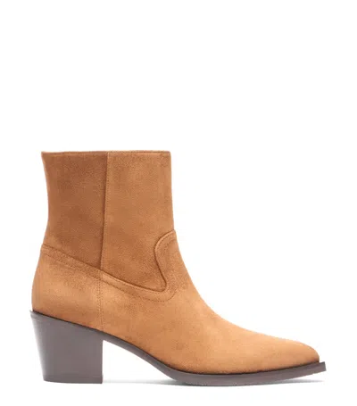 Stuart Weitzman 64mm Tate Boots In Brown