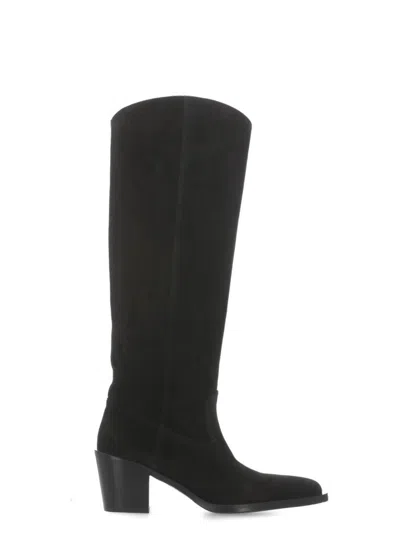 Stuart Weitzman Tate Boots In Black
