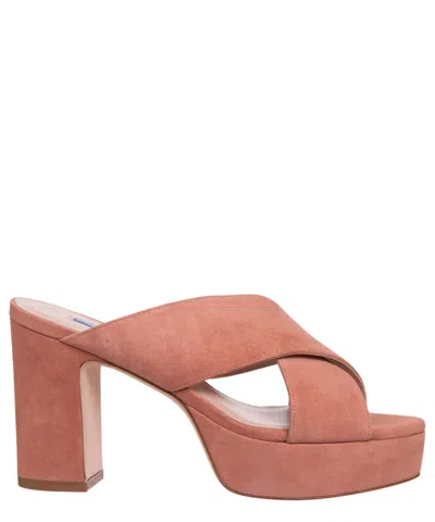 Stuart Weitzman Teddy Heeled Sandals In Pink