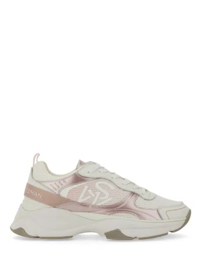 Stuart Weitzman Textured Upper Sneakers In Pink