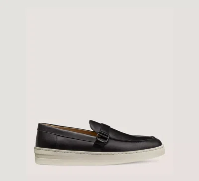 Stuart Weitzman The Hamptons Buckle Loafer In Black