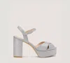 Stuart Weitzman The Ivona In Silver