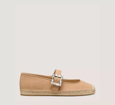 Stuart Weitzman The June Espadrille Flat In Neutral