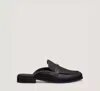 Stuart Weitzman The Liana Logo Mule In Black
