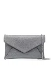 Stuart Weitzman Loveletter Envelope Clutch Chain Strap