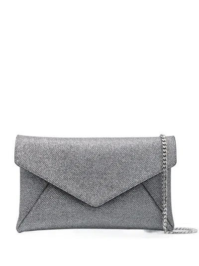 Stuart Weitzman The Loveletter Clutch Bag In Silver