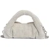 Stuart Weitzman The Moda Faux Pearl Mini Tote In Brown