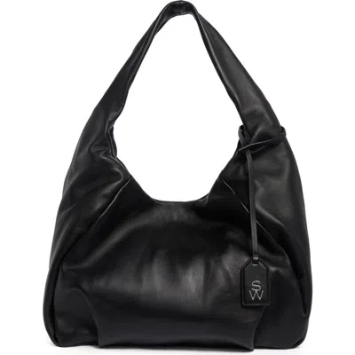 Stuart Weitzman The Moda Hobo Bag In Black