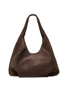 Stuart Weitzman The Moda Suede Hobo Bag In Hickory