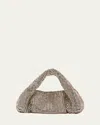 Stuart Weitzman The Moda Shine Mini Tote In Ballet