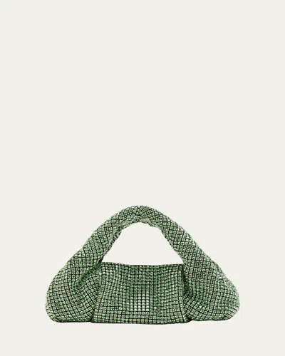 Stuart Weitzman The Moda Shine Mini Tote Handbags In Peridot