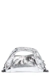 Stuart Weitzman The Moda Mini Tote In Silver