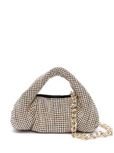 Stuart Weitzman The Moda Shine Shoulder Bag In Neutrals