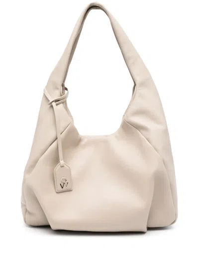Stuart Weitzman The Moda Shoulder Bag In Neutrals