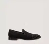 Stuart Weitzman The Premiere Party Toe Cap Loafer In Black