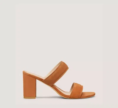 Stuart Weitzman Sydney 75 Strap Slide The Sw Outlet In Nougat