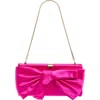 Stuart Weitzman The Vip Loveknot Clutch In Pink