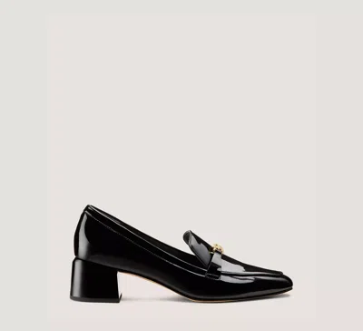 Stuart Weitzman The Wylie 45 Logo Loafer In Black