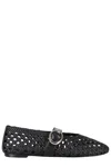 Stuart Weitzman Flat Shoes In Black