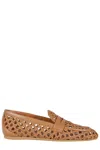 Stuart Weitzman Thea Loafer - Brown In Brown