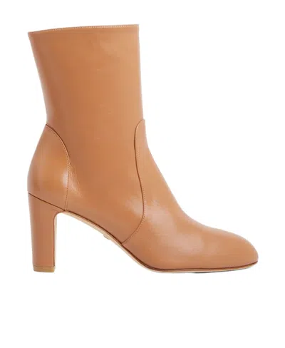 Stuart Weitzman Thick-heeled Boots In Brown