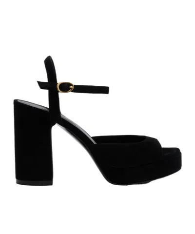 STUART WEITZMAN THICK HEELED SANDALS