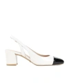 Stuart Weitzman Thick Heeled Sandals In White