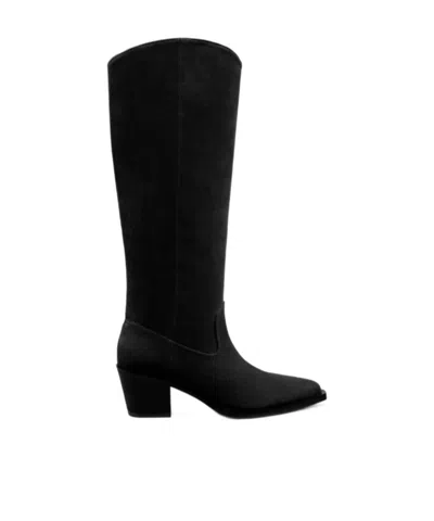 STUART WEITZMAN THICK HEELED SHORT BOOTS