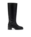 Stuart Weitzman Kaia Knee-high Boots In Black