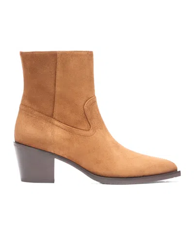 STUART WEITZMAN THICK HEELED SHORT BOOTS