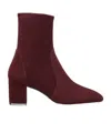 Stuart Weitzman Thick Heeled Short Boots In Brown