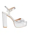 Stuart Weitzman Ryder 95 Platform Sandal In White