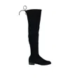Stuart Weitzman Over-the-knee Boots With Luxurious Suede Finish And Elegant Design In Black