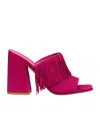 Stuart Weitzman Tia Tassel High-heeled Sandals In Red